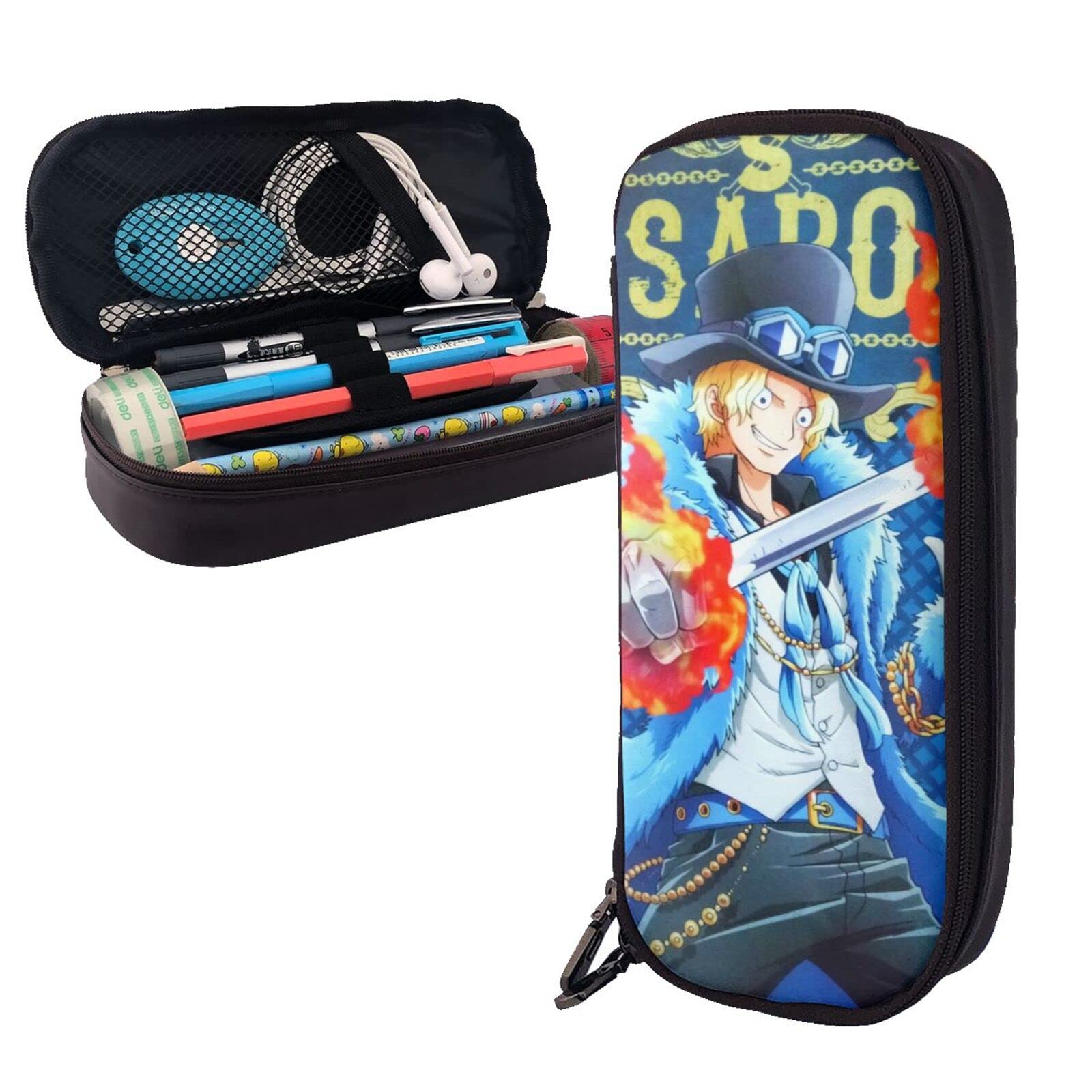 Amazon.co.jp: ワンピース サボ ペンケース ペンホルダー ふでばこ